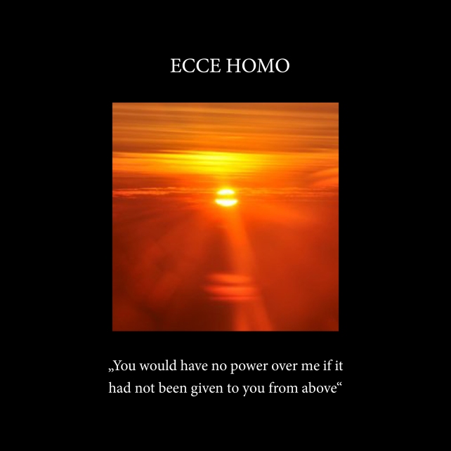 Ecce homo Cover